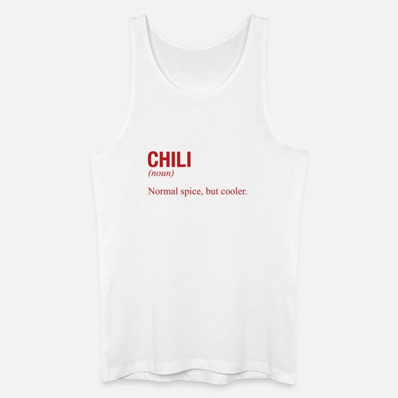 CHILI - Männer Bio Tank Top - Weiß