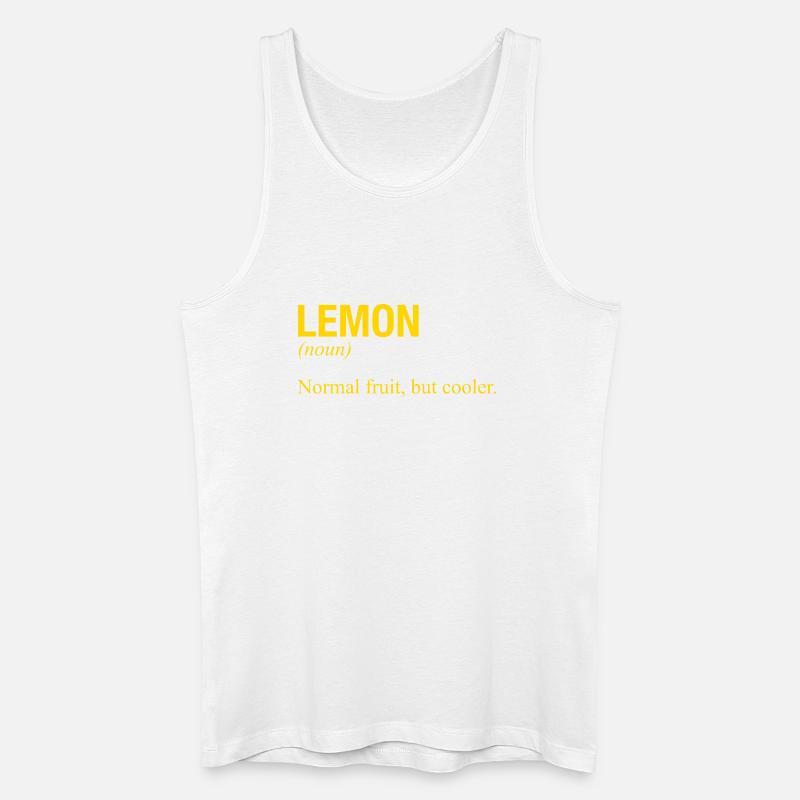 LEMON - Männer Bio Tank Top - Weiß