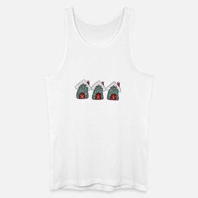 Winterhäuser - Männer Bio Tank Top - Weiß