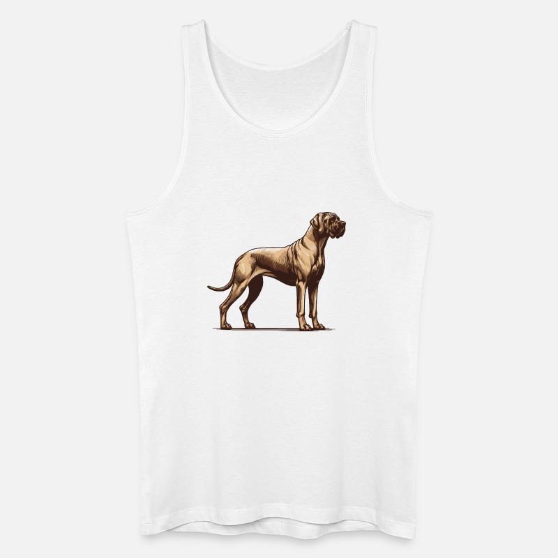 Brasileiro - Männer Bio Tank Top - Weiß