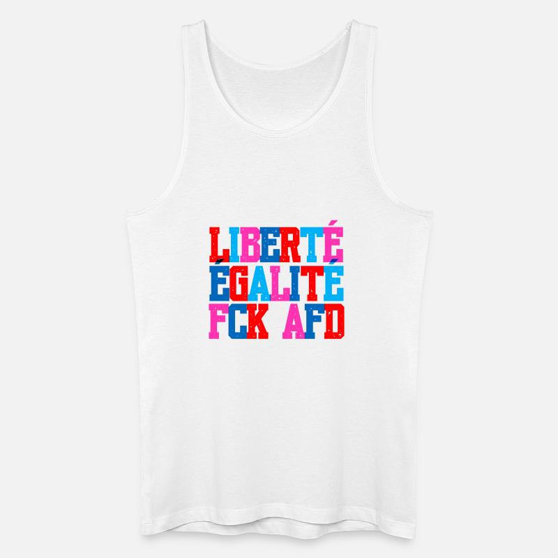 Ich bin so frei - Männer Bio Tank Top - Weiß