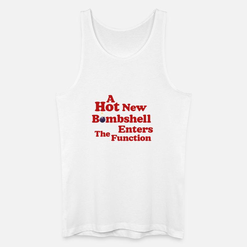 Bombshell at the Function - Men’s Organic Tank Top - white