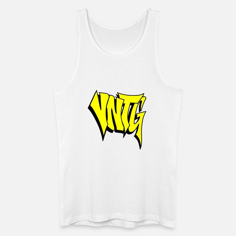 VNTG - Männer Bio Tank Top - Weiß