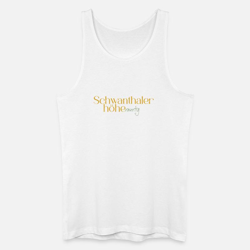 Schwanthalerhöhe Neon Gradient - Männer Bio Tank Top - Weiß
