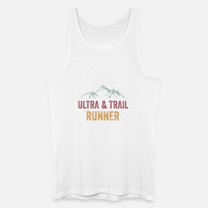 Ultra & Trail Runner - Männer Bio Tank Top - Weiß