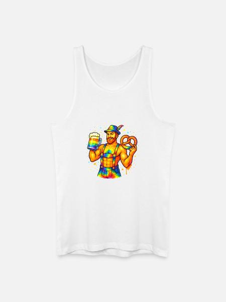 pride bavarian - Männer Bio Tank Top - Weiß