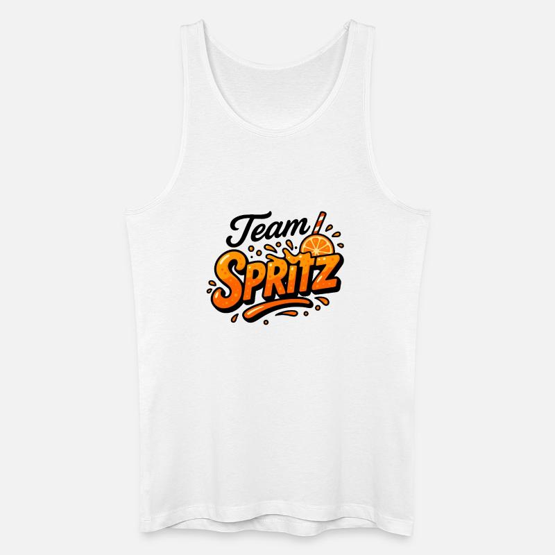 Team Spritz - Canotta ecologica da uomo - bianco