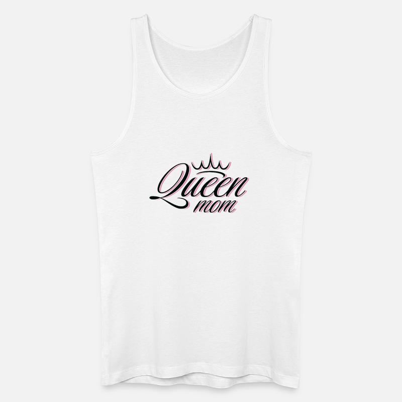 Mutter der Pink and Gold Queen - Männer Bio Tank Top - Weiß