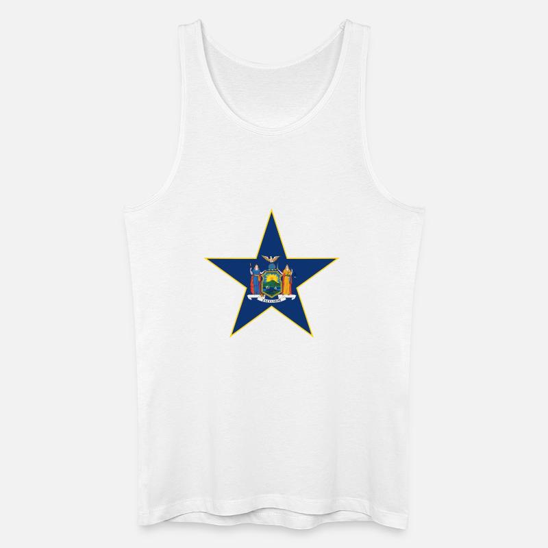 Verfassungswappen Florale Gestaltung - Männer Bio Tank Top - Weiß