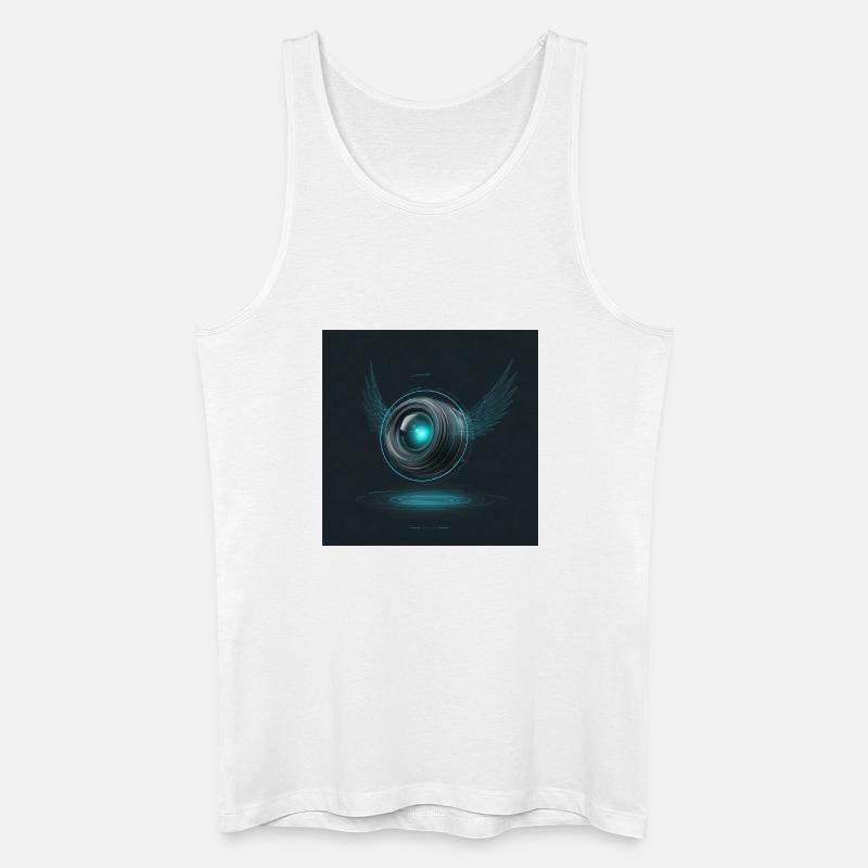 Vorlage_Redbubble - Männer Bio Tank Top - Weiß