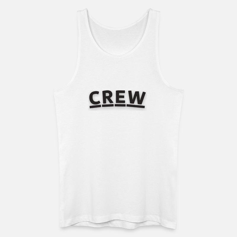 Crew - Männer Bio Tank Top - Weiß
