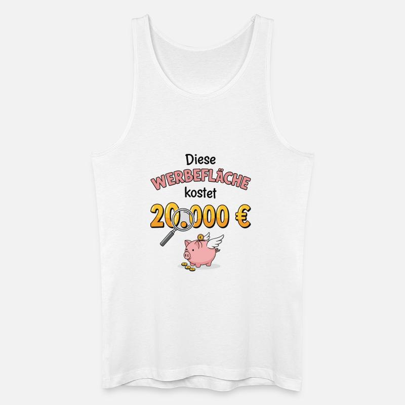 Die Werbefläche - Männer Bio Tank Top - Weiß