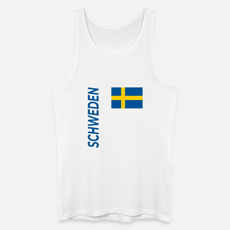 Gotland - Männer Bio Tank Top - Weiß