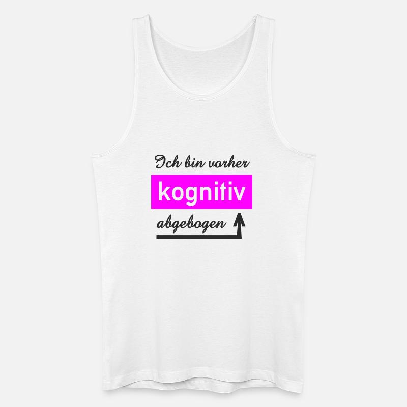Kognitive Denkerin Personalisiertes Design - Männer Bio Tank Top - Weiß
