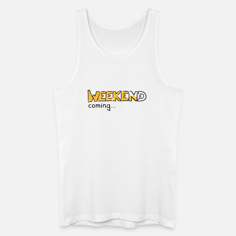 Weekend - Männer Bio Tank Top - Weiß