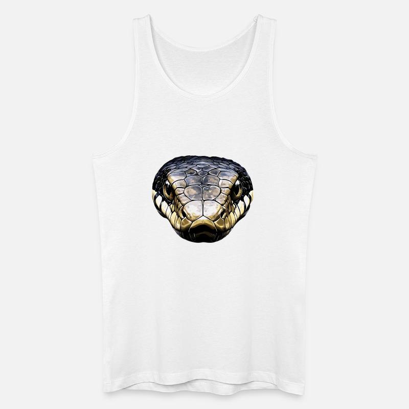 snake, python, cobra, rattlesnake, snakes - Men’s Organic Tank Top - white