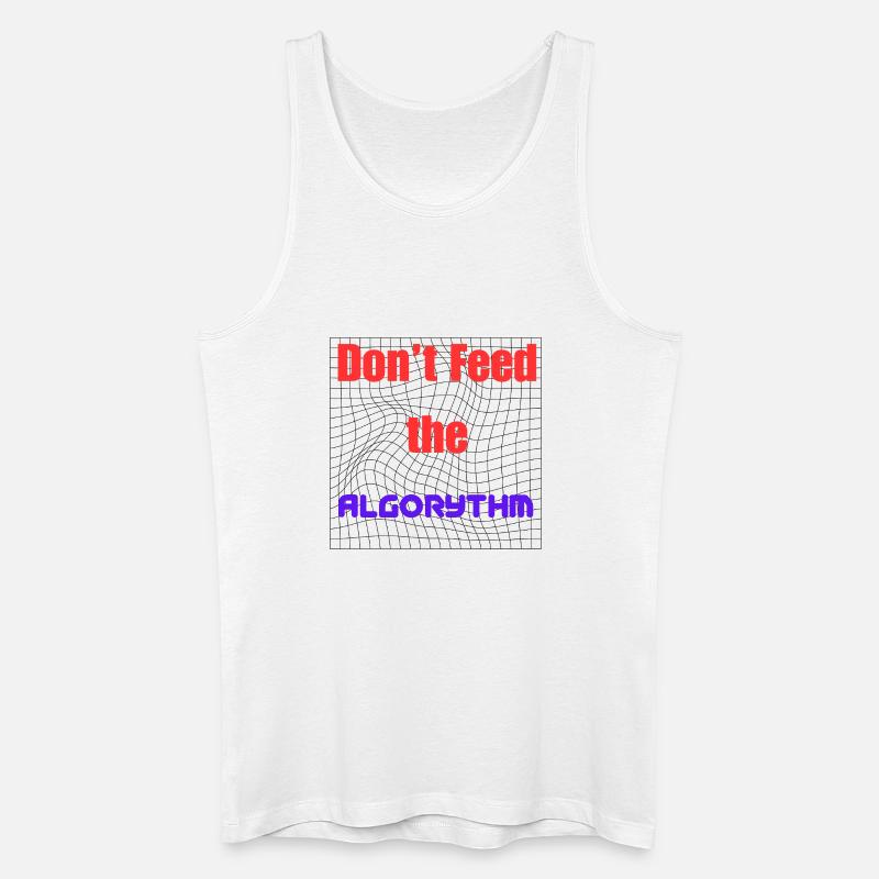Motivation, Algorithmen zu schlagen - Männer Bio Tank Top - Weiß