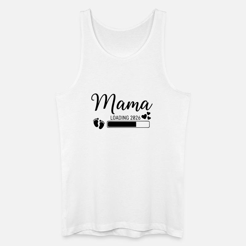 Mama Loading 2026 - Männer Bio Tank Top - Weiß