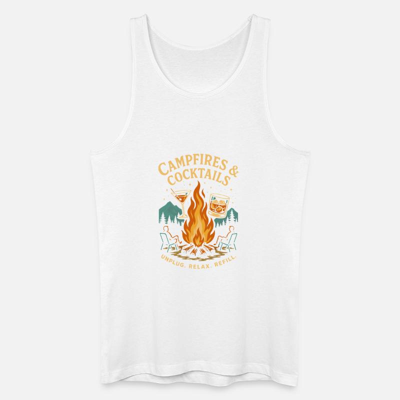 Du willst ein Stück von mir? - Männer Bio Tank Top - Weiß