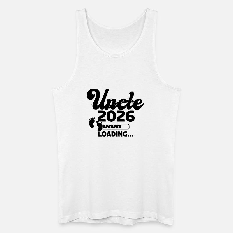Uncle 2026 Loading - Männer Bio Tank Top - Weiß