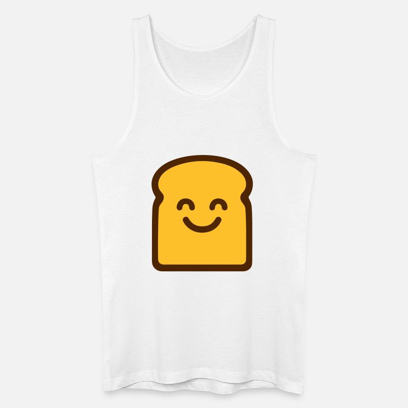 Cute Toast - Männer Bio Tank Top - Weiß