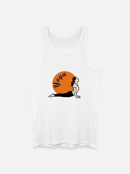 Yoga Love - Männer Bio Tank Top - Weiß