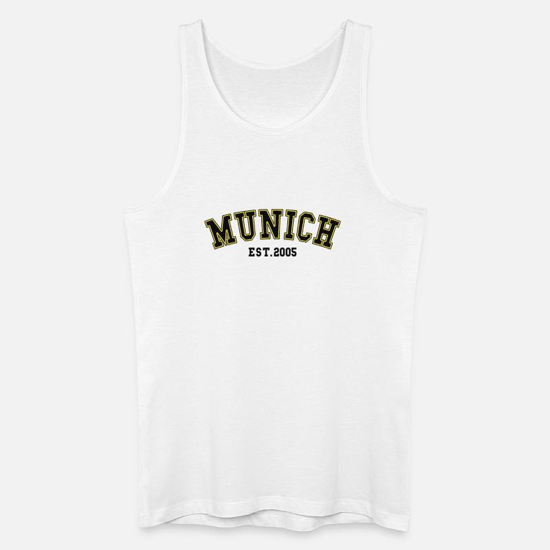 Munich_Est_2005 - Männer Bio Tank Top - Weiß
