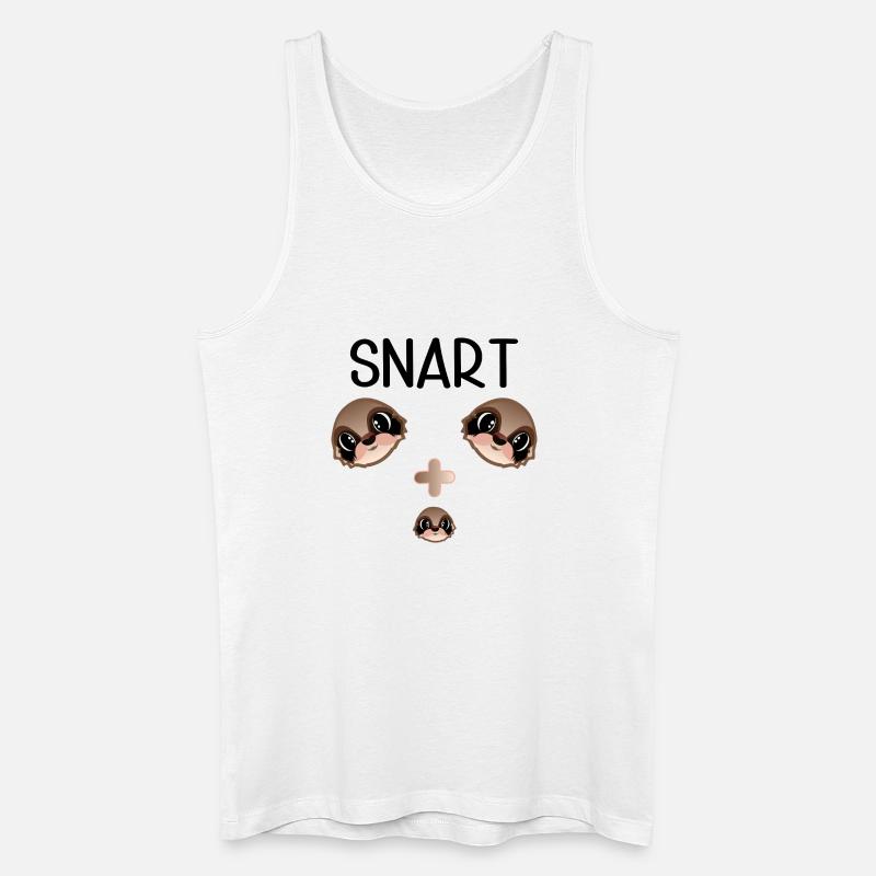 Bald ein Kind bekommen - Männer Bio Tank Top - Weiß