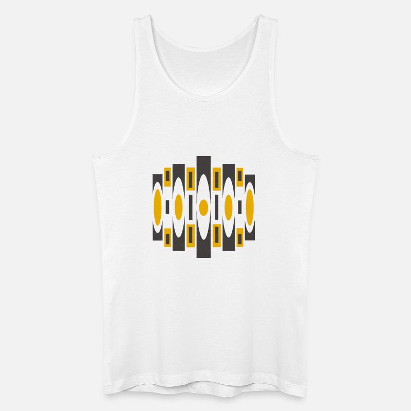 Psychedelisches Muster von Cean - Männer Bio Tank Top - Weiß