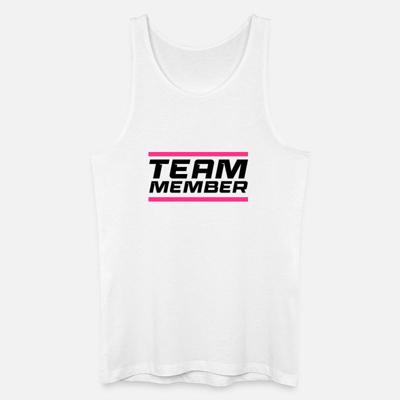 Team Member - Männer Bio Tank Top - Weiß