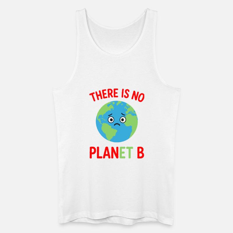 Es gibt keinen Plan B - Männer Bio Tank Top - Weiß