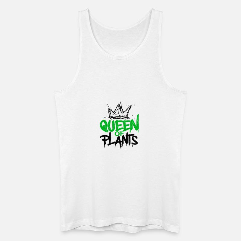 Königin des Graffitis - Männer Bio Tank Top - Weiß