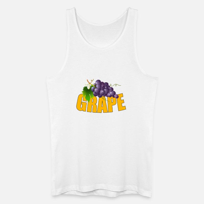 GRAPE - Männer Bio Tank Top - Weiß