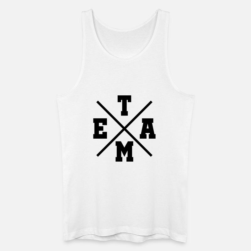 Team - Männer Bio Tank Top - Weiß