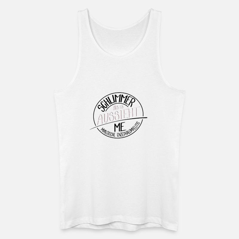 Schlimmer als es aussieht, ME - Männer Bio Tank Top - Weiß