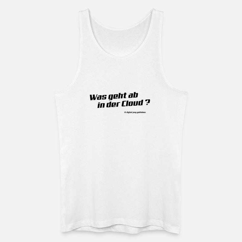 Cloud - Männer Bio Tank Top - Weiß