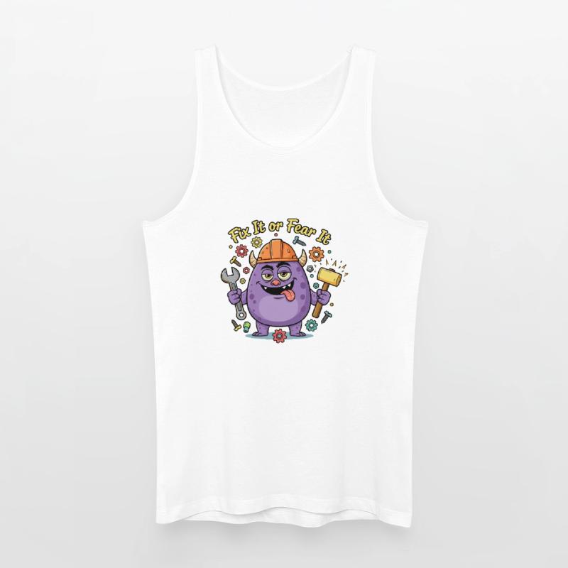 Fix It oder Fear It Bau Monster Männer Bio Tank Top