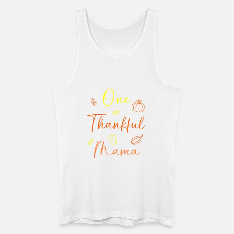 Thanksgiving Mama Mutter Oma Großmutter - Männer Bio Tank Top - Weiß