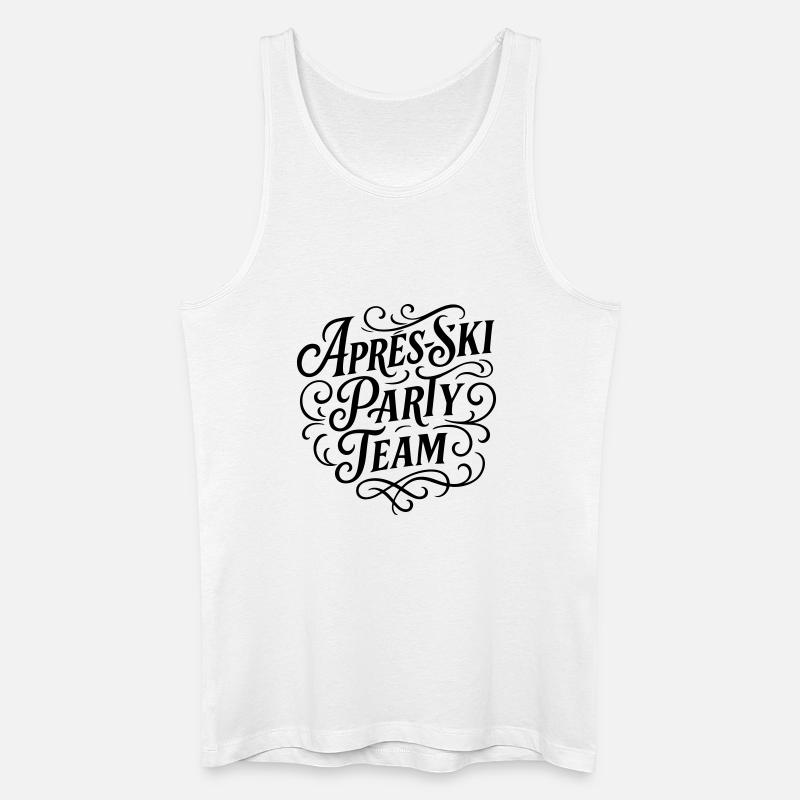 Apres Ski Party Team - Männer Bio Tank Top - Weiß