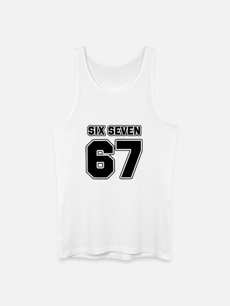 67 Six Sept - Débardeur bio Homme - blanc