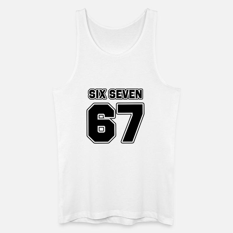 67 Six Seven - Männer Bio Tank Top - Weiß