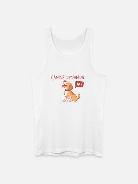 Compagnon Canin Couleur Joie - Débardeur bio Homme - blanc