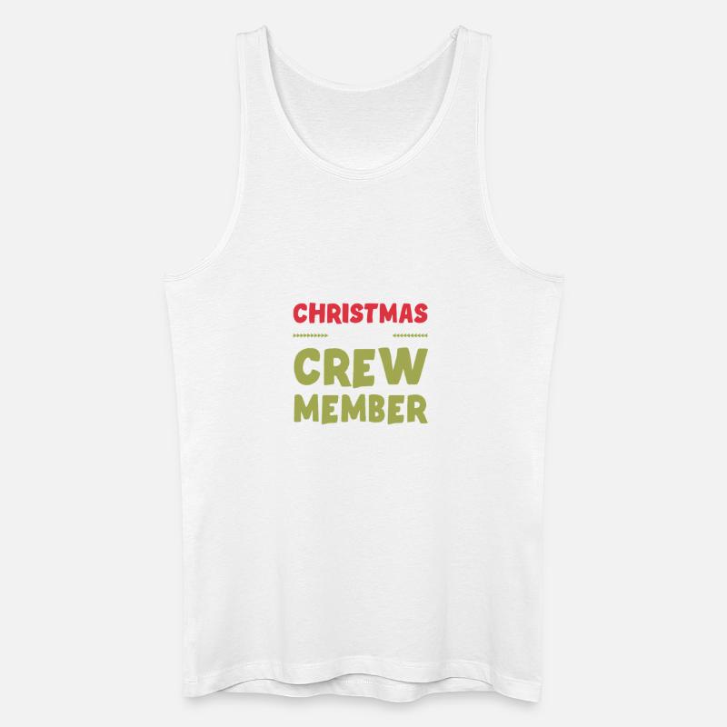 Weihnachten Crew Christmas - Männer Bio Tank Top - Weiß