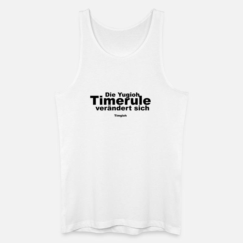 TimeRule - Männer Bio Tank Top - Weiß