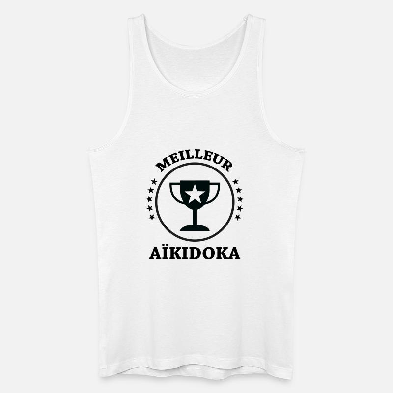 Bestes Aikido – Aikido - Männer Bio Tank Top - Weiß