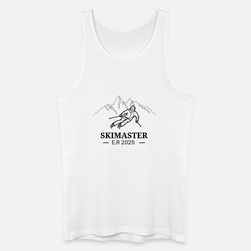 SKIMASTER - Männer Bio Tank Top - Weiß