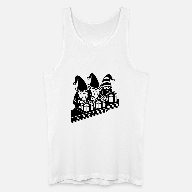 wicht fließband geschenke fabrik - Männer Bio Tank Top - Weiß