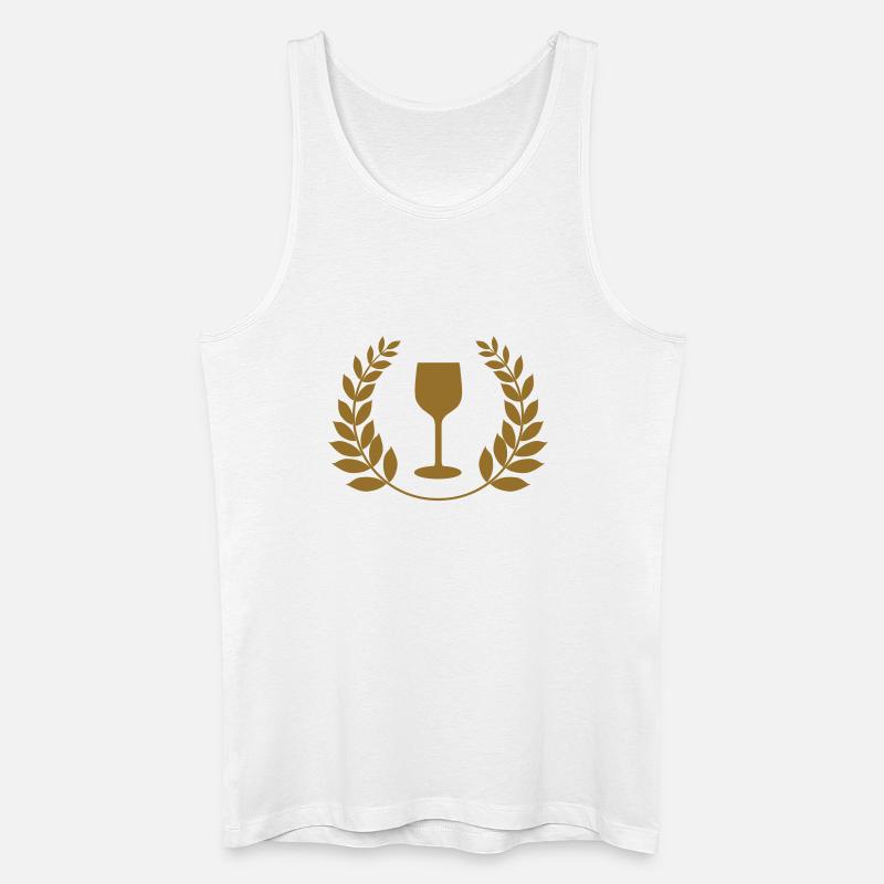 Der echte Ballon d'Or - Männer Bio Tank Top - Weiß
