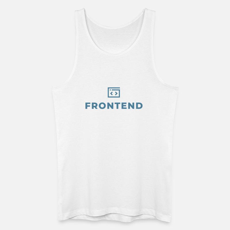 Frontend - Männer Bio Tank Top - Weiß