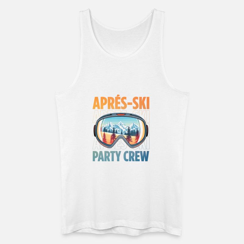 Apres Ski Party Crew Spruch - Männer Bio Tank Top - Weiß